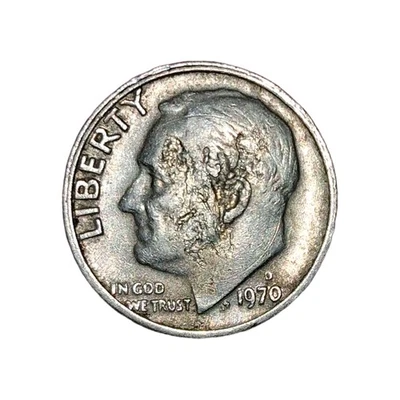1970 D Roosevelt Dime Coin - Image 1 of 4