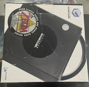 Zelda Collector's Edition Black Nintendo GameCube Console Bundle with Box TESTED - Picture 1 of 24