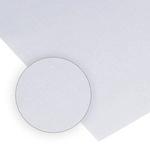 100 Blatt A4 Bastelkarton 250g Papier Basteln Leinenstruktur weiß Scrapbooking - Bild 1 von 1