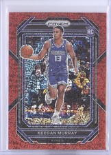 KEEGAN MURRAY 2022-23 PANINI PRIZM #245 ROOKIE RED SPARKLE PRIZM SP RC