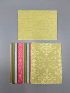 12 Stampin' Up Designer Series Paper Card Fronts 4x5.25 Double Sided - Picture 1 of 2