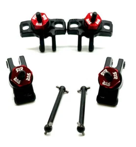 ARA2304 Arrma MOJAVE GROM BLX 223s - DRIVESHAFTS Front/Rear Hubs axles bearings - Picture 1 of 2