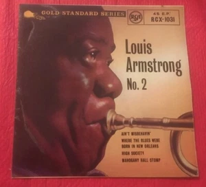 Louis Armstrong "Gold Standard No.2" 7" 45RPM 4 Track EP Single RCA RCX1031 1959 - Picture 1 of 4
