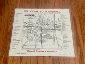 Antiker Stadtplan von Marshall Texas Texana Kartographie Wandbild Harrison County - Bild 1 von 2