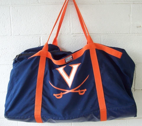 UVA University of Virginia CANVAS SPORTS EQUIPMENT BAG by Buck's Bags~32x14x17 Cover