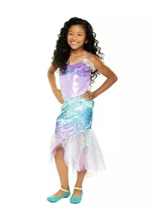 Disney Ariel Little Mermaid 2-Pc Mermaid Fashion Dress Size 4-6 - Picture 1 of 9