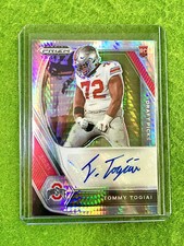 TOMMY TOGIAI AUTO PRIZM ROOKIE CARD AUTOGRAPH BROWNS RC 2021 Prizm  SILVER HYPER