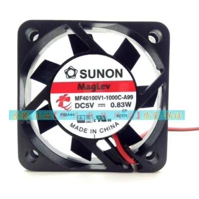 SUNON MF40100V1-1000C-A99 5VDC 0.83W 4CM Silent Cooling Fan - Image 1 of 4