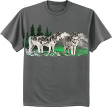 Mens Big and Tall Wolves Wolf T-shirt Mens Graphic Tee