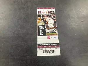 GIANTS 2018 TICKET STUB 8/28/18 VS DIAMONDBACKS~COVER: PABLO SANDOVAL - Picture 1 of 1