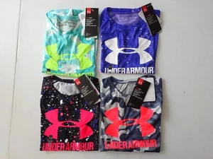 Under Armour Girl's Big Logo Short Sleeve Tee NWT!! - Picture 1 of 5