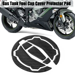 Fits Kawasaki Ninja 650/400 Z650 Z900 Gas Tank Fuel Cap Cover Pad Sticker Decals - Picture 1 of 5