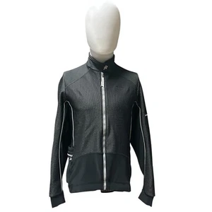 Assos Cycling Jacket Black Windproof Lightweight Full Zip Pockets XL Mens - Picture 1 of 8