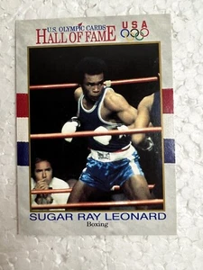 SUGAR RAY LEONARD Gold Medalist - U.S. Olympic HOF Card #29 - Impel 1991 c1 - Bild 1 von 4