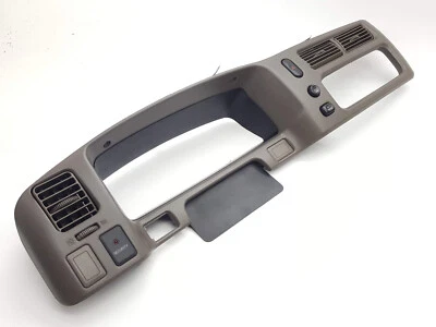 1999-2000 Montero OEM Speedometer / Climate Surround Trim BROWN Vents Hazards Foto 1 de 4