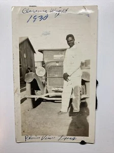 African American Man And Car 1930 Photo Plain view,Texas - Picture 1 of 3