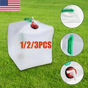 1/2/3PCS 20 Litre Collapsible Water Container BPA Free Camping Water Storage Jug - Picture 1 of 18