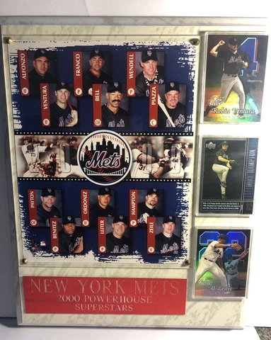 2000 NY Mets National Champions Team Plack Cover