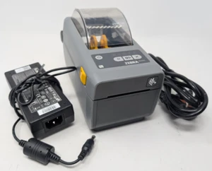 Zebra ZD410 Thermal Label Printer in grey - fully working - Afbeelding 1 van 9