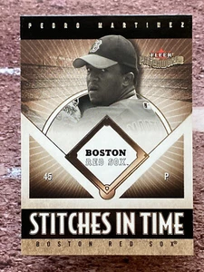 2004 Fleer Patchworks Stitches in Time Pedro Martinez #23 ST - Bild 1 von 2