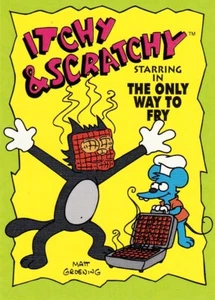 1994 SkyBox The Simpsons Series II Itchy & Scratchy #I7 The Only Way to Fry - Picture 1 of 2
