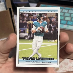 2022 Donruss Football RETRO 1992 #9 Trevor Lawrence - Jacksonville Jaguars Mint - Picture 1 of 6