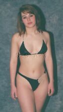 Vintage Semi Nude Color Real Photo- Burnette in Fancy Bra & Panties or Bikini