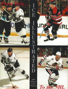 1993-94 Indianapolis Ice International Hockey League Program - IHL #FWIL