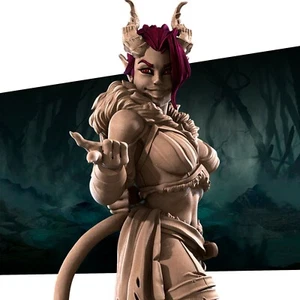 Fiona - Exotischer tiefer Schurke - Bite the Bullet Pinup 32 mm Fantasie D&D Miniatur - Bild 1 von 5