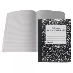 Premium Composition Book College Ruled Notebooks 100 Sheets 9.75" x 7.5" - Picture 1 of 6