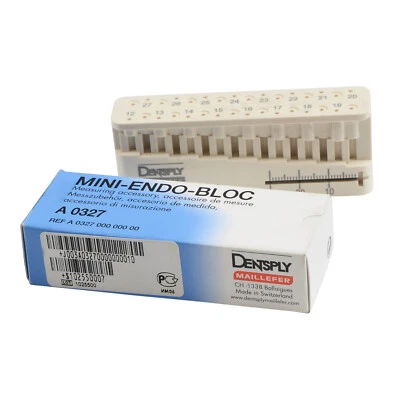 New MINI-ENDO-BLOC Dental Root Canal File Block Measuing Accessory Autoclavable - Image 1 of 3