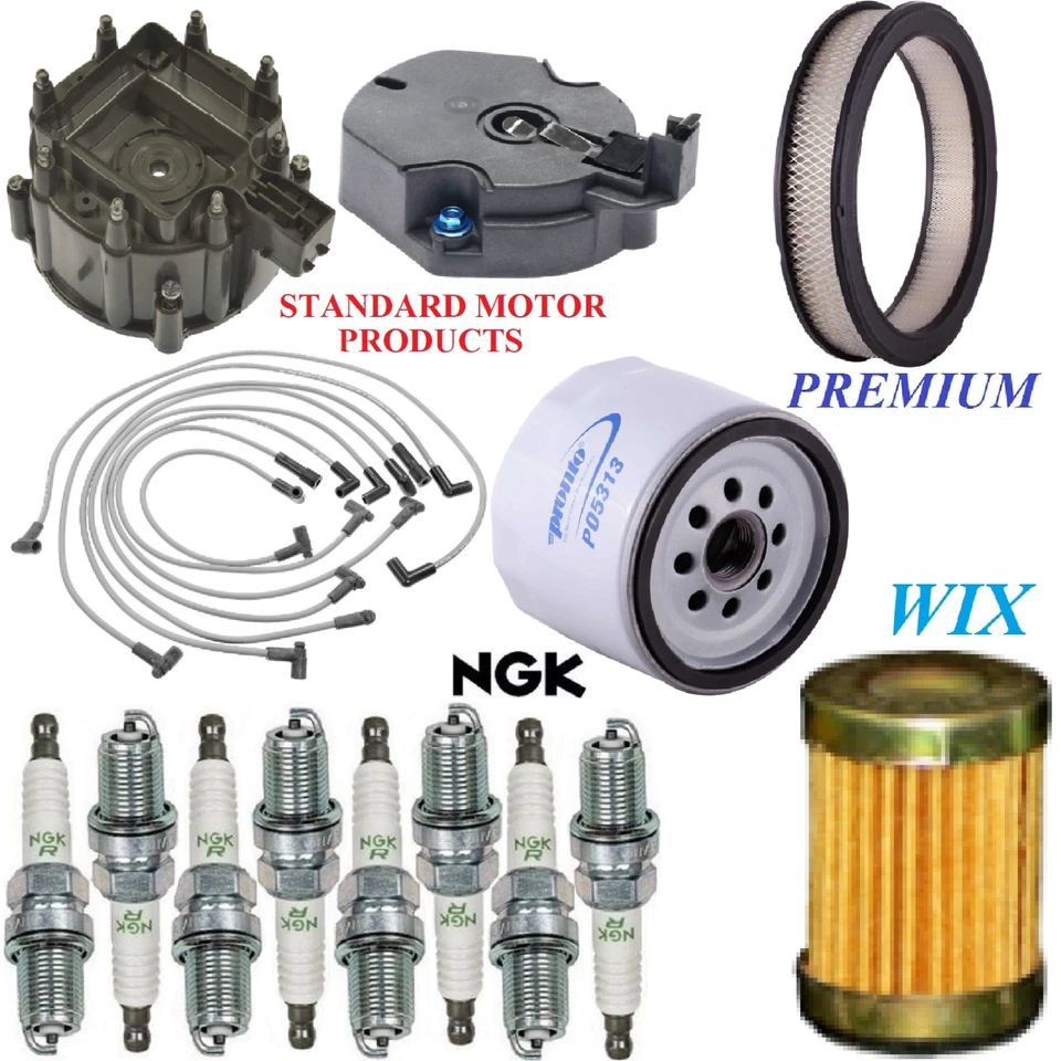 Kit de afinación filtros tapa cable bujías para Pontiac Grand Lemans V8 5,0 L 1978 Foto 1 de 1
