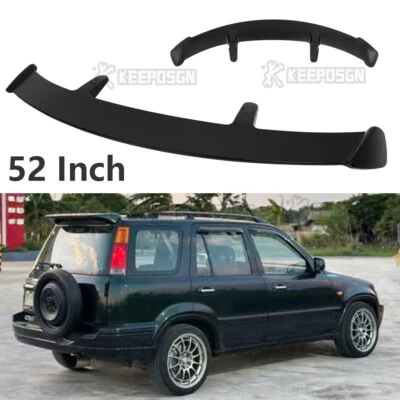 Alerón de alerón de techo trasero negro mate 52" para Honda CR-V 2012-2016 Foto 1 de 4