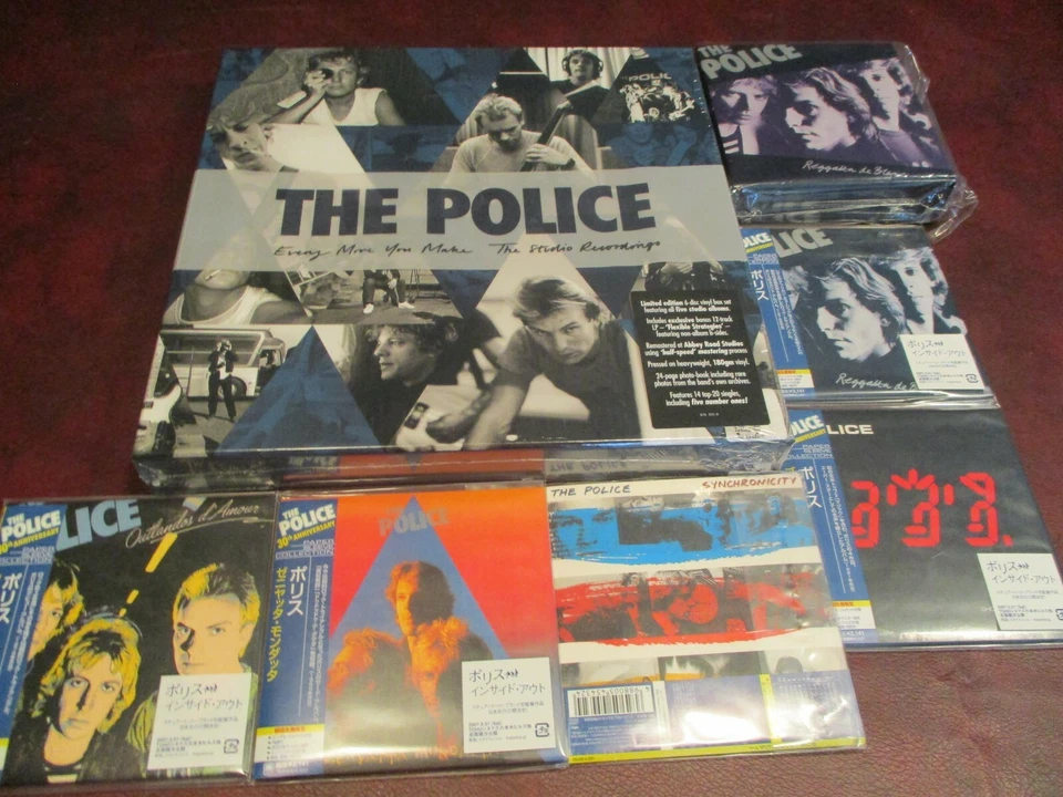 POLICE VERIFIED RARE 6 LP 180 GRAM BOX  + REGGATTA JAPAN REPLICA OBI 5 CD BOX - Image 1 of 1
