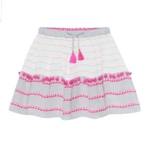 Nwt Penelope Plumm Cotton lightweight stripped summer skirt size 7 (F17) - Picture 1 of 8