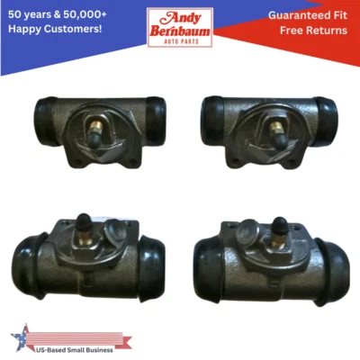 For 1940-1942 DeSoto 6-Cyl Rear & Front Brake Wheel Cylinder Set 857156 857157 - Image 1 of 4