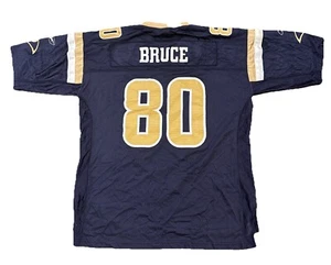 Rams Jersey XL Bruce Mens Reebok Blue - Picture 1 of 5