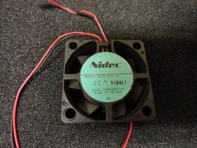 Nidec Cooling Fan D04R-05TH-03 EX 5V DC 0.34A 40 x 40 x 15mm 2-Wire NBR   N41 - Image 1 of 4