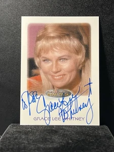 2010 RITTENHOUSE WOMEN OF STAR TREK TOS GRACE LEE WHITNEY AS YEOMAN RAND AUTO - Picture 1 of 2
