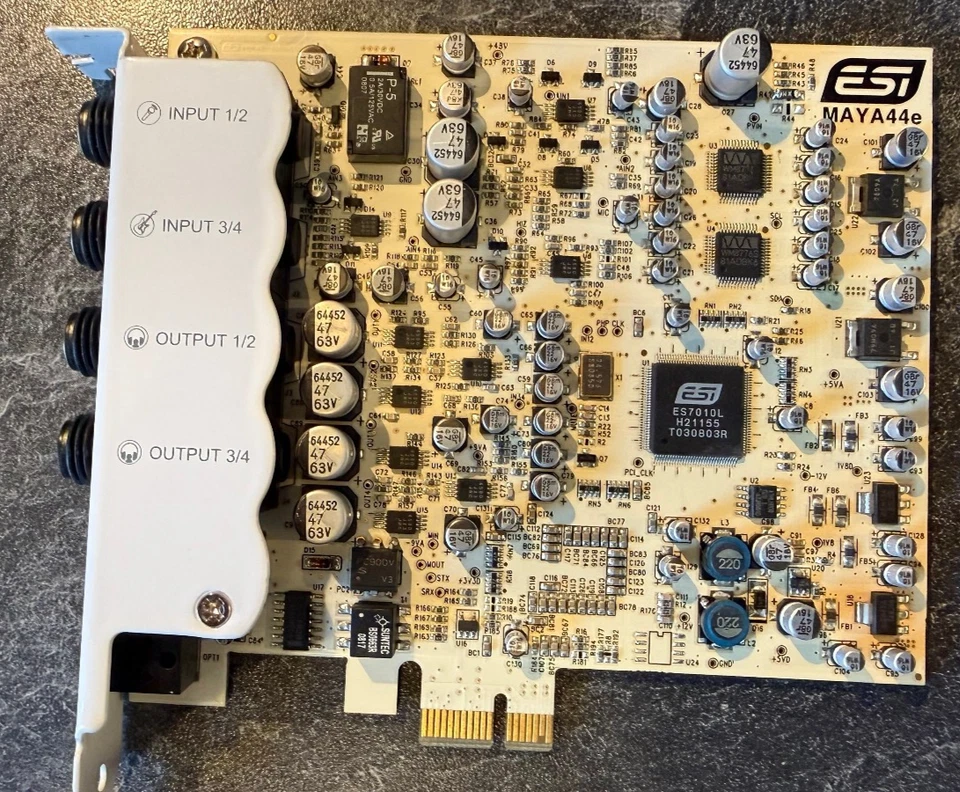 Used ESI MAYA44e 4-in/4-out PCIe Audio Interface (as pictured, untested) - Bild 1 von 3
