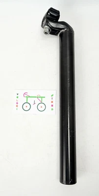 Kalloy Seatpost 31.6 x 300mm Black Mountain Road Gravel Bike 35mm Setback - Image 1 of 4