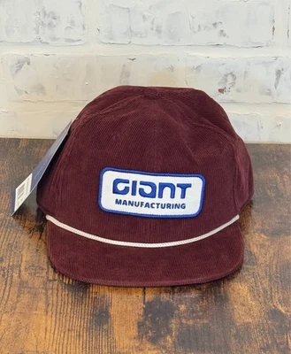 Giant Manufacturing Corduroy Snapback Adjustable Hat One Size Fits Most - Image 1 of 4