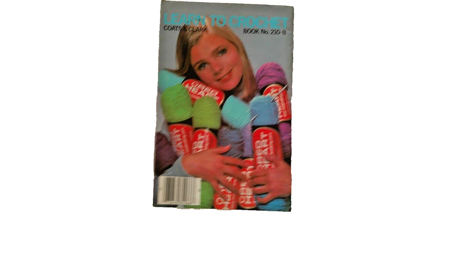 VTG  Sold Learn To Crochet Coats & Clark - #210-B -Afghan, Bag, Bean Bag, Poncho - Image 1 of 3