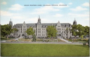 POSTCARD-UNION PRINTERS HOME, COLORADO SPRINGS, COLORADO - Picture 1 of 2