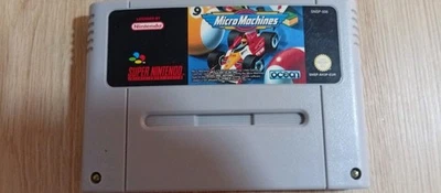 Micro-Machines SNES Super Nintendo Pal Eur Fr Loose - Photo 1/2