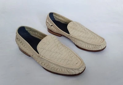 COLE HAAN AIR TREMONT BEIGE / CREAM LEATHER LOAFERS / SHOES US10M UK9 FREE P&P!! - Image 1 of 4