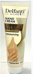 Crema de manos de colágeno y manteca de karité Delfanti Milano 8,4 fl oz hidratante - Imagen 1 de 5