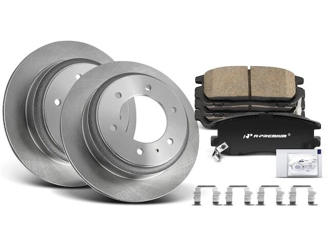 Rear Brake Pad and Rotor Kit For 1999-2001 Isuzu VehiCROSS 3.5L V6 2000 JQ175KQ - Image 1 of 1