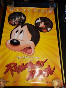 Póster original de la película Runaway Brain (1995) a doble cara enrollado 27x40 (415r) - Imagen 1 de 24