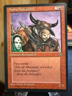 MTG Magic the Gathering Homelands Anaba Bodyguard - Image 1 of 2